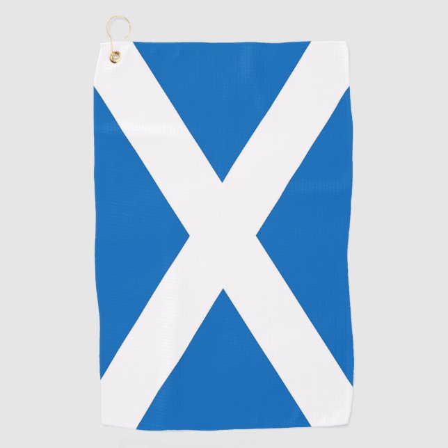 Golf Towel with flag of Scotland, United Kingdom (Front)