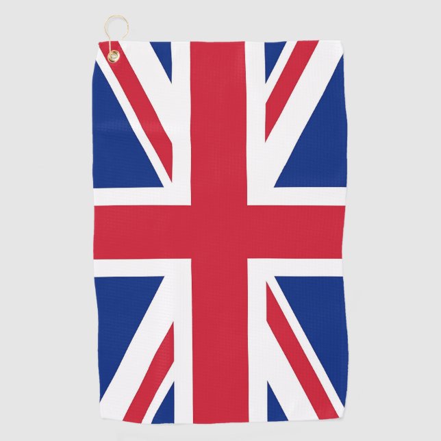Golf Towel with flag of United Kingdom (Front)
