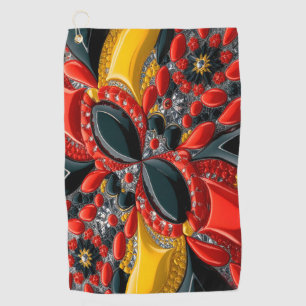 Golf Towel with German Colours