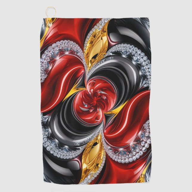 Golf Towel with Germany Colours (Front)