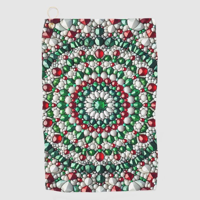 Golf Towel with Italian Colours (Front)