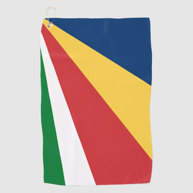 Golf Towel with Seychelles Colours (Front)