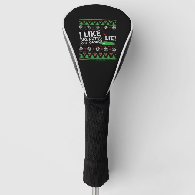 Golf Ugly Christmas Head Cover (Front)