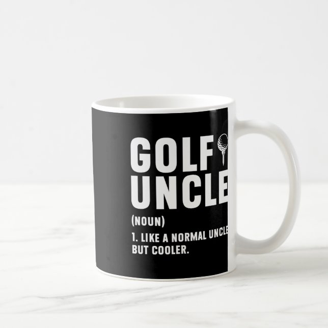 Golf Uncle Definition Golfer Uncle Of A Golf Playe Coffee Mug (Right)