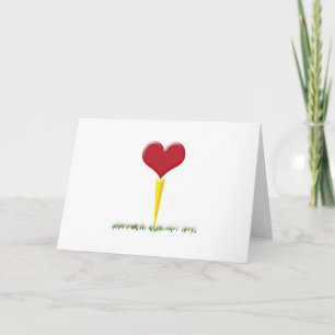 Golf Valentine Holiday Card