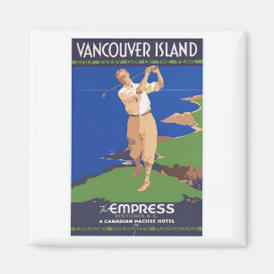 Golf Vancouver Island Canada Magnet