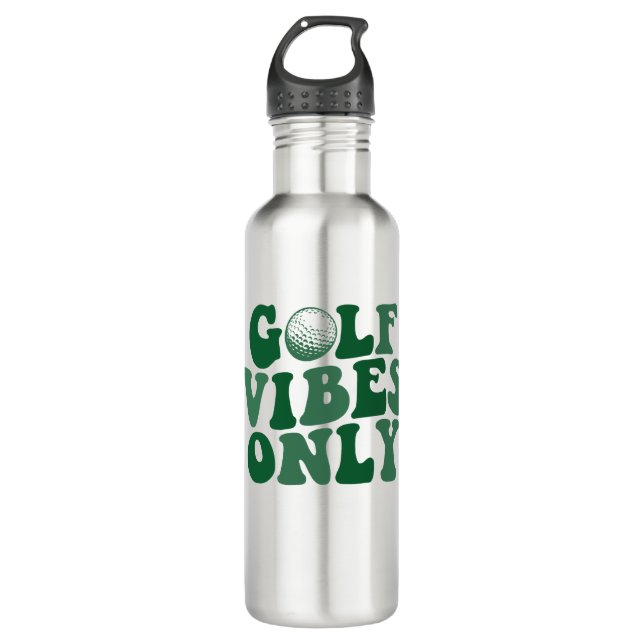 Golf Vibes Only, Golf Lover 710 Ml Water Bottle (Front)