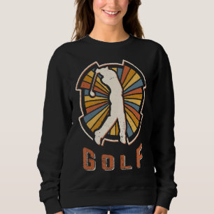 Golf Vintage Classic Retro Sport Love Sweatshirt