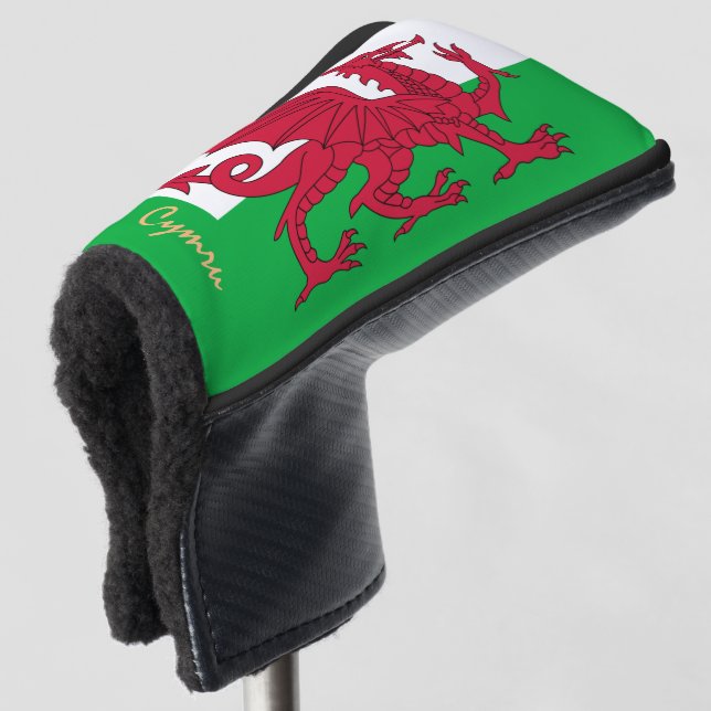 Golf Wales & Welsh Flag sport golfing Clubs Covers (3/4 Front)