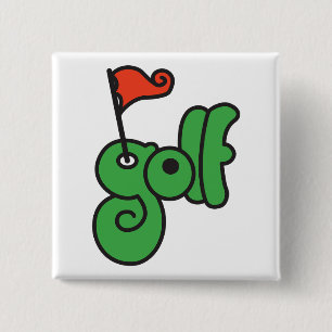 Golf Wang Vibrant Green and Red 15 Cm Square Badge