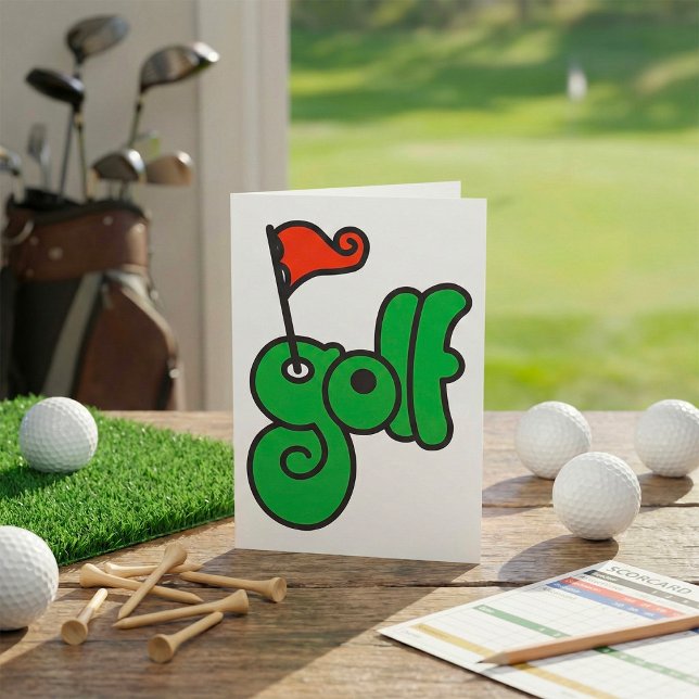 Golf Wang Vibrant Green and Red Card (Creator Uploaded)