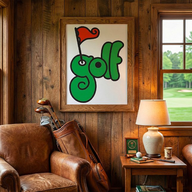 Golf Wang Vibrant Green and Red Poster (Creator Uploaded)