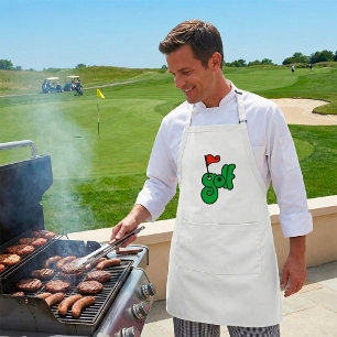 Golf Wang Vibrant Green and Red Standard Apron