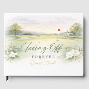 Golf Wedding Napkins   Teeing Off Forever Country  Guest Book