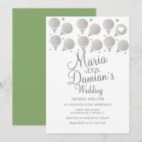 Golf Wedding Sports Dots and Tees