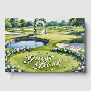  Golf Wedding Themed Guest Book