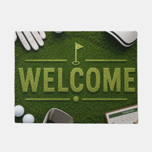 Golf Welcome to Golfer Home Doormat