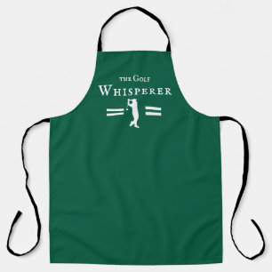 Golf Whisperer Funny Golfer with Any Name Apron