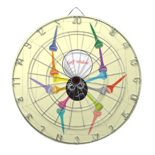 Golf Widow Black Widow Spider Tees Dartboard