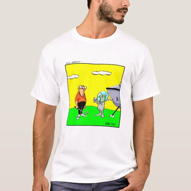  Golf "Wild Shot" Humour Tee Shirt (Front)