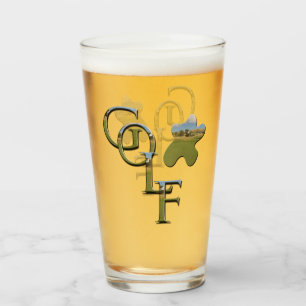 Golf With Golf Course, Glass