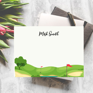 Golf with Name for golfer  Card