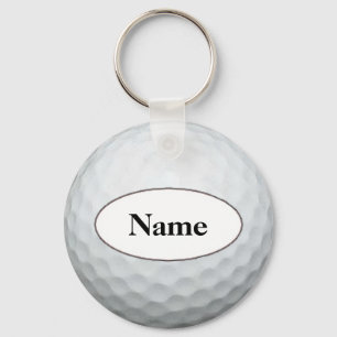 golf with your name on it key ring