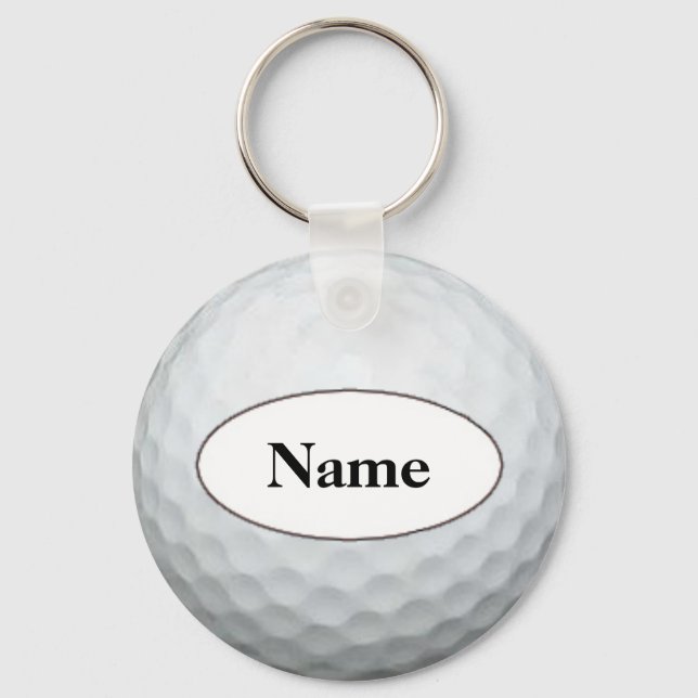 golf with your name on it key ring (Front)