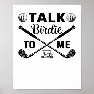 Golf Wives Social Club Floral Poster