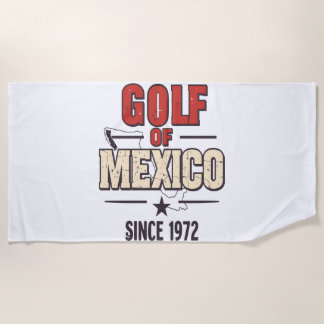 Golf Wives Social Club Flowers Beach Towel