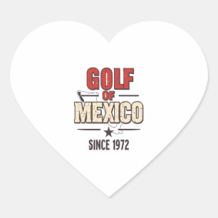 Golf Wives Social Club Flowers Heart Sticker