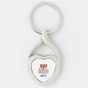 Golf Wives Social Club Flowers Key Ring