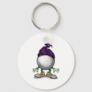 Golf Wizard Key Ring