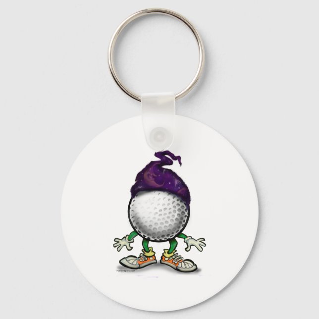 Golf Wizard Key Ring (Front)