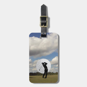 Golf World Luggage Tag