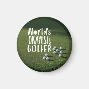Golf world okays golfer funny saying magnet