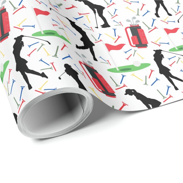 Golf Wrapping Paper (Roll Corner)