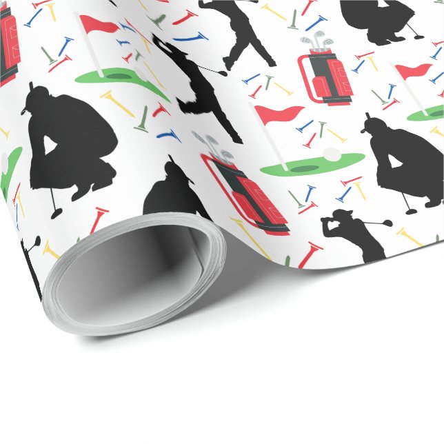 Golf Wrapping Paper (Roll Corner)