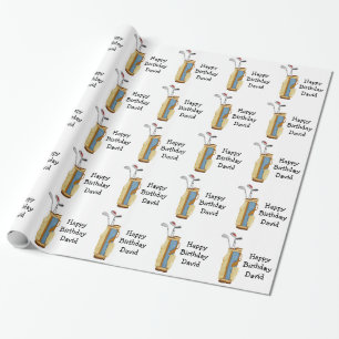 Golf Wrapping Paper