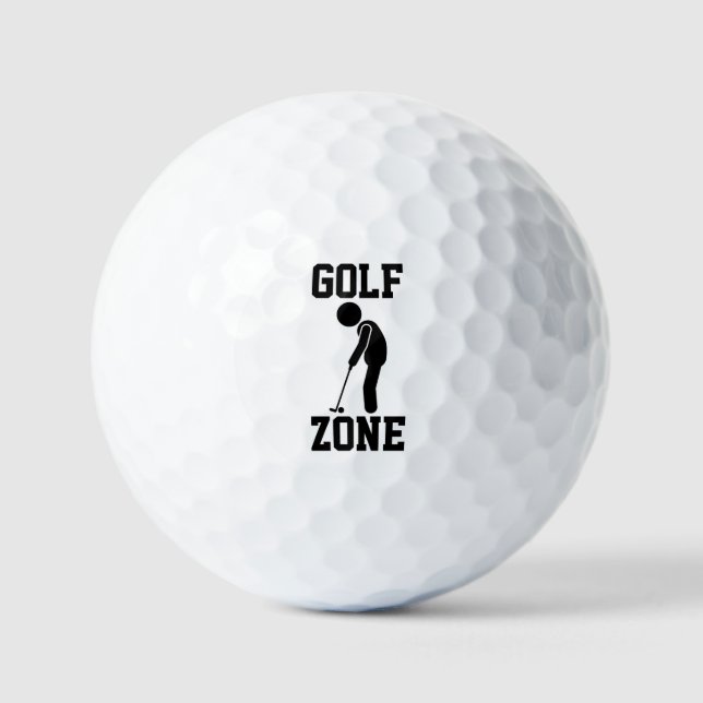 Golf Zone - Funny Golf Balls (Front)