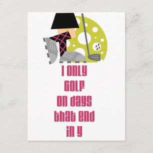 GolfChick Days Postcard