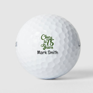 Golfer 75th Birthday  Golf Balls