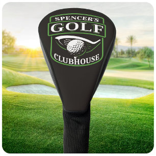 Golfer ADD NAME Pro Golf Player Club Clubhouse Head Cover