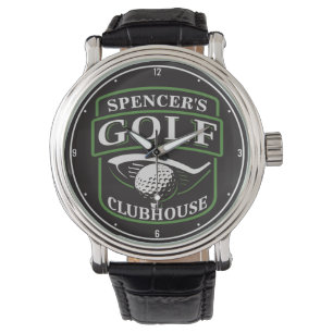 Golfer ADD NAME Pro Golf Player Club Clubhouse Watch