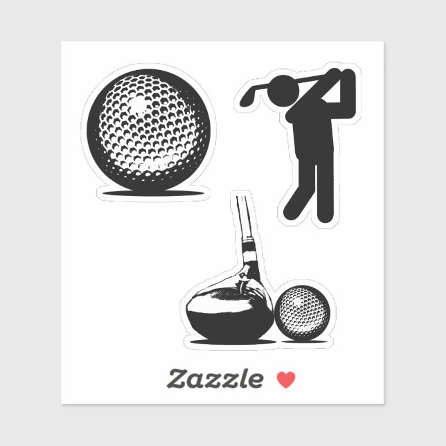 Golfer and Golf Ball (Sheet)