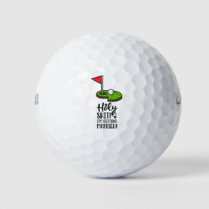 Golfer bachelor party golf balls