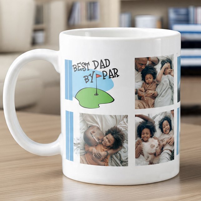 Golfer Best Dad By Par Golf Pun 7 Photo Large Coffee Mug (Golfer Best Dad By Par Golf Pun 7 Photo Giant Coffee Mug
by Ricaso. Golfing themed photo mug)