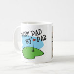 Golfer Best Dad By Par Golf Pun Photo Coffee Mug<br><div class="desc">Golfer Best Dad By Par Golf Pun.  Add your own 4 photographs. Golf humour mug from Ricaso. Perfect for golfers / golfing dads for father's Day or any day</div>