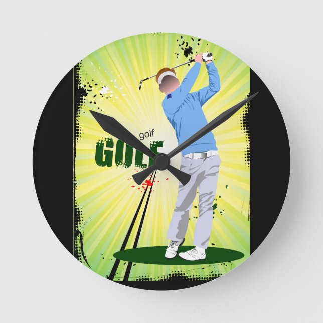 Golfer Clock (Front)