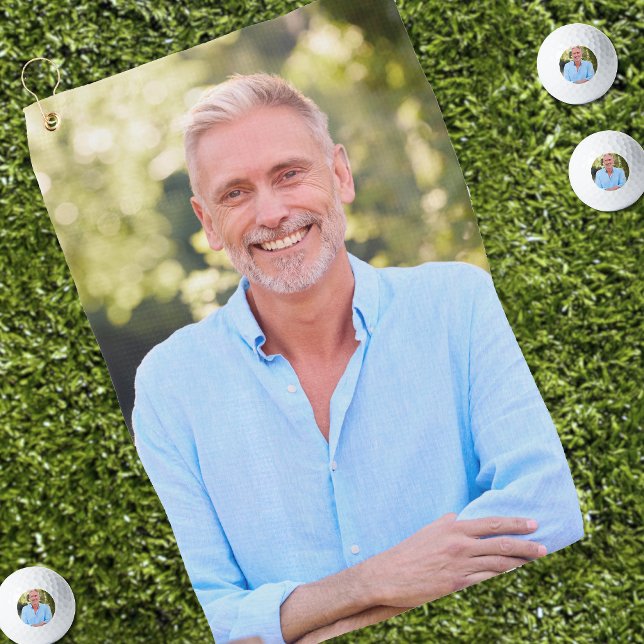 Golfer Create your Own Golf Towel (Create your Own Photo Golf Towel )